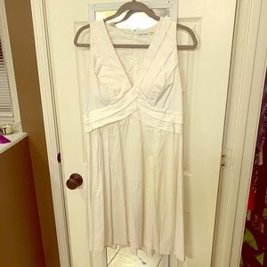 White Calvin Klein dress